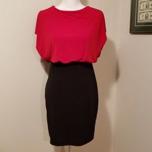 Red and black dress - Size 4